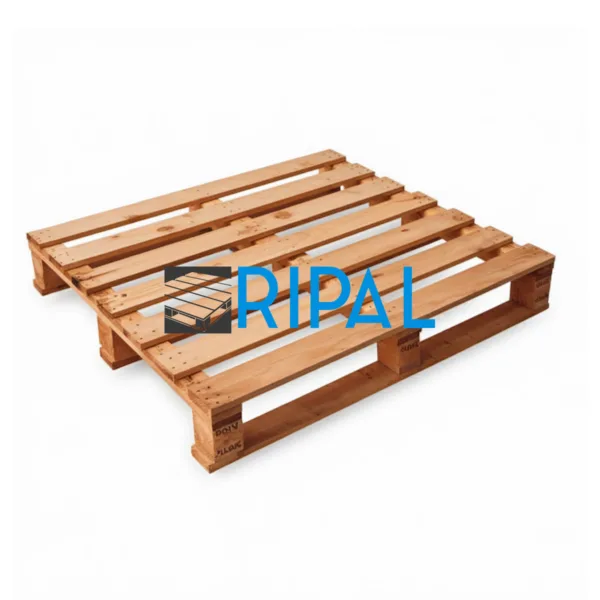 Pallet 100x100cm – Halfzwaar – Open onderkant