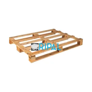Pallet 100x120cm - licht - 5 bovenplanken - Open onderkant - Nieuw