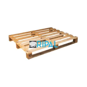 Pallet 100x120cm - licht - 7 bovenplanken - Open onderkant - Nieuw