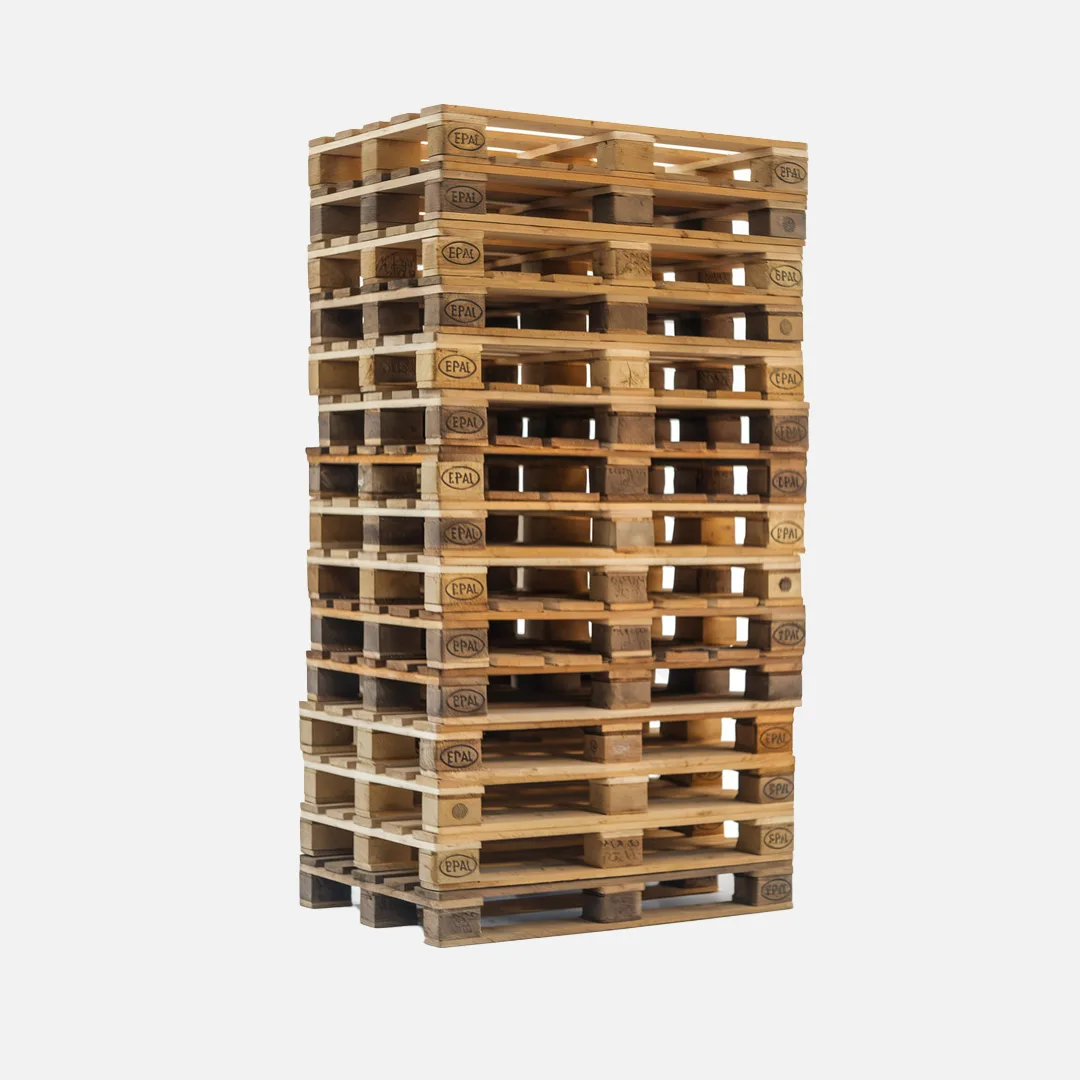 Vrijgestelde houten pallets Vrijgestelde houten pallets