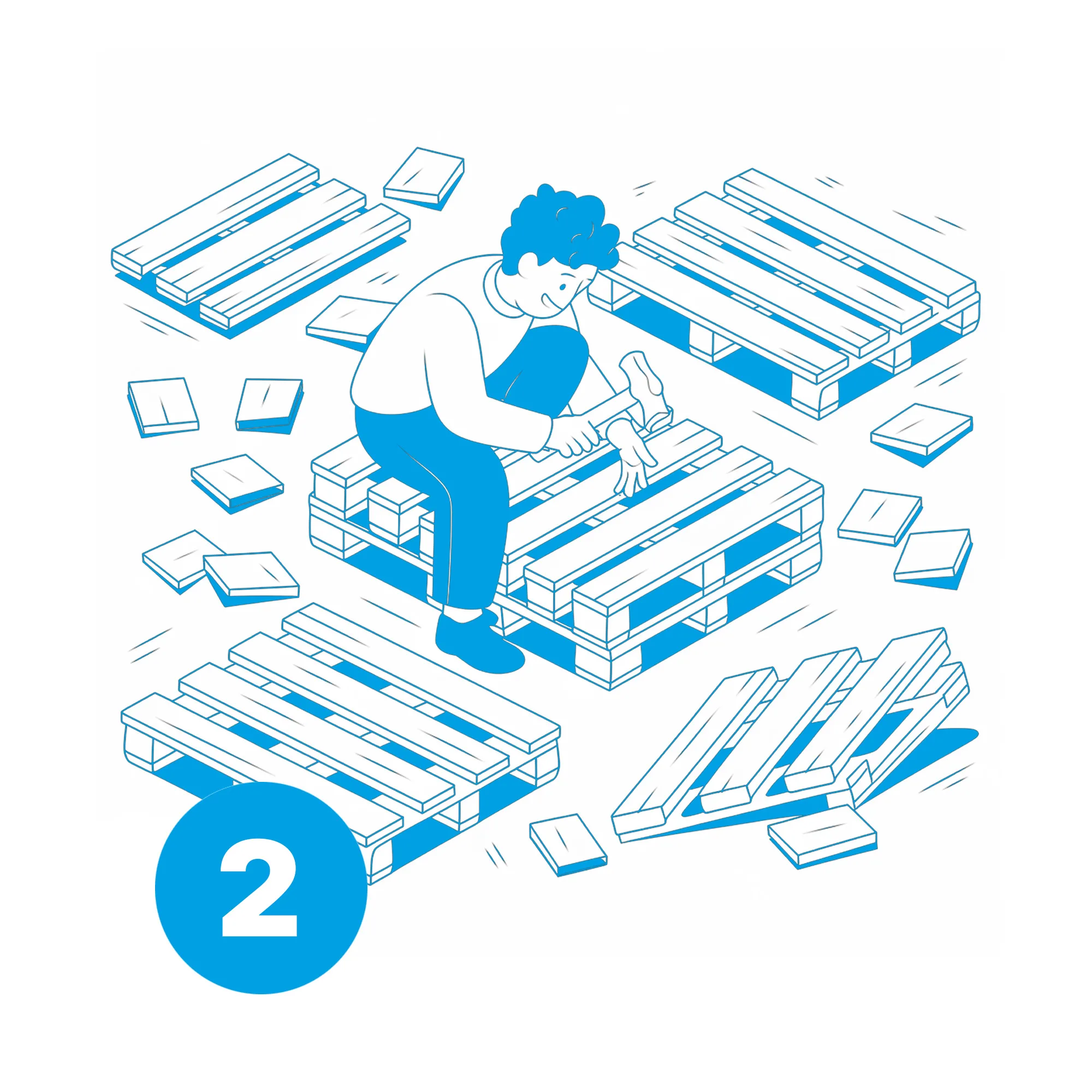 Herstelling van uw pallets Herstelling van uw pallets